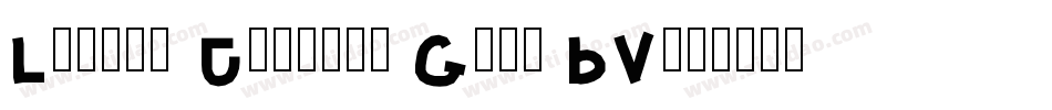 Little Trouble Girl BV字体转换